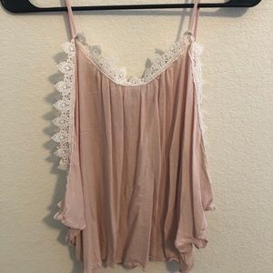 Light pink top